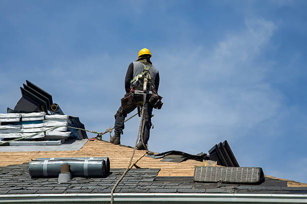 Professional Roof Installation technician working in Woodhaven, NY
